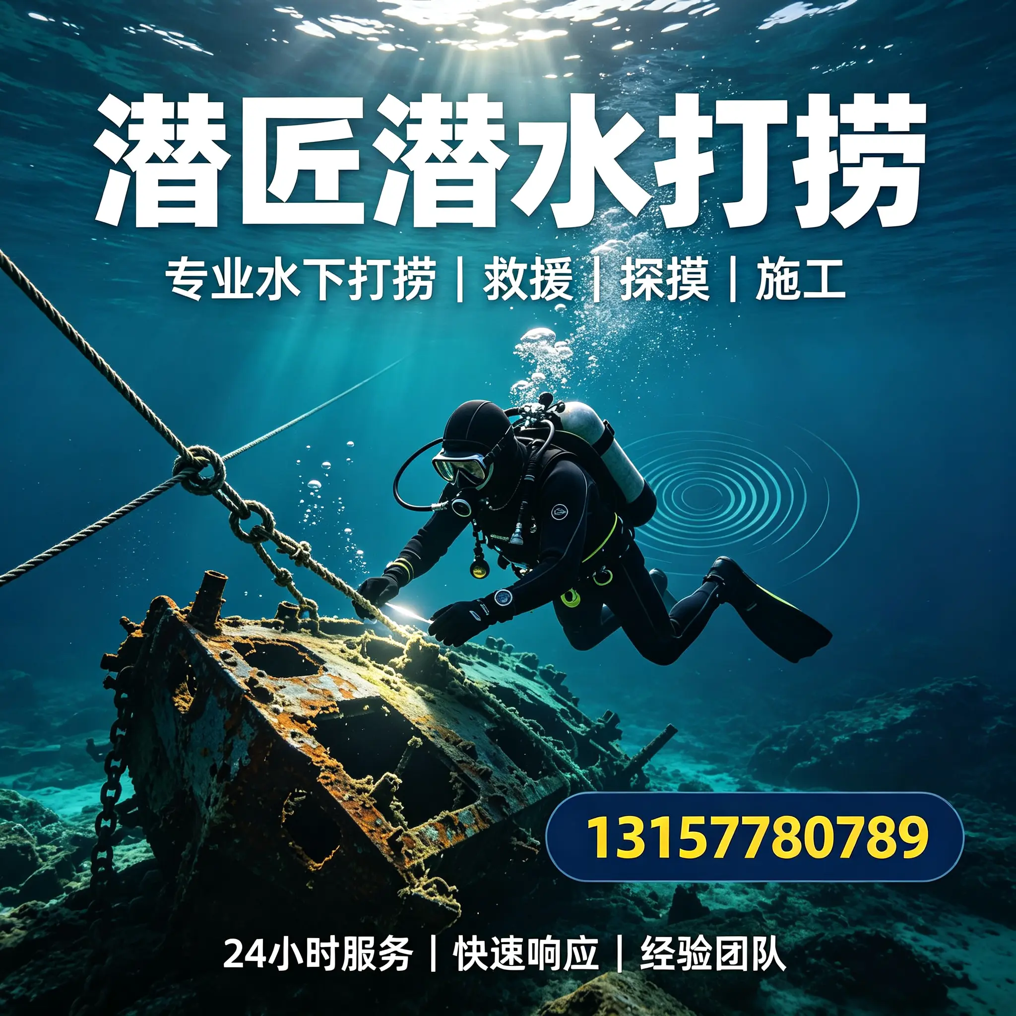 龙州水下打捞作业服务产品